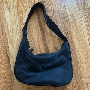 Aritzia Black Nylon Shoulder Bag